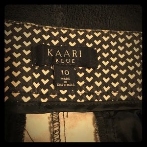 Kari Blue Navy Print Pants